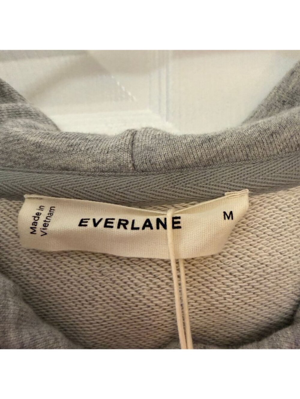 Everlane The ReTrack Hoodie Women's Size Medium in Heather Gray New With Tags! - Picture 3 of 6